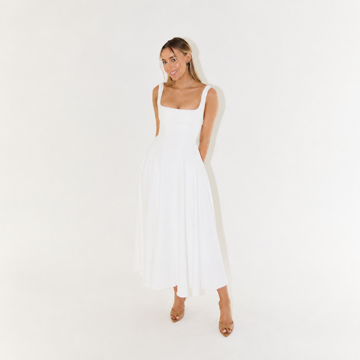 Damen-Homecoming-Kleid, Midi | Eventkleid