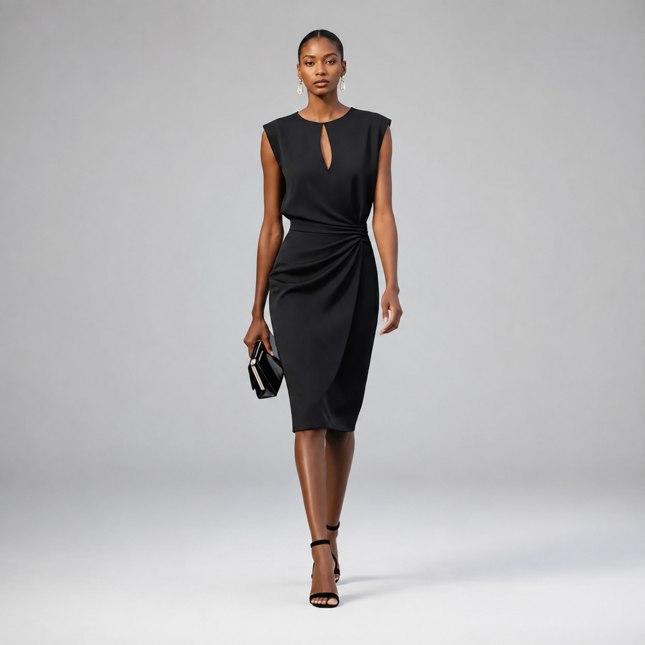 Midi-Heimkehrkleid für Damen | Festkleid