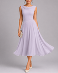 Women's Homecoming Dress Pleated Midi | Evening Dress - Image 1