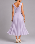 Women's Homecoming Dress Pleated Midi | Evening Dress - Image 2