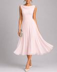 Women's Homecoming Dress Pleated Midi | Evening Dress - Image 5