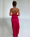 Women's Homecoming Dress  Silky Slip Midi | Evening Dress - Image 1