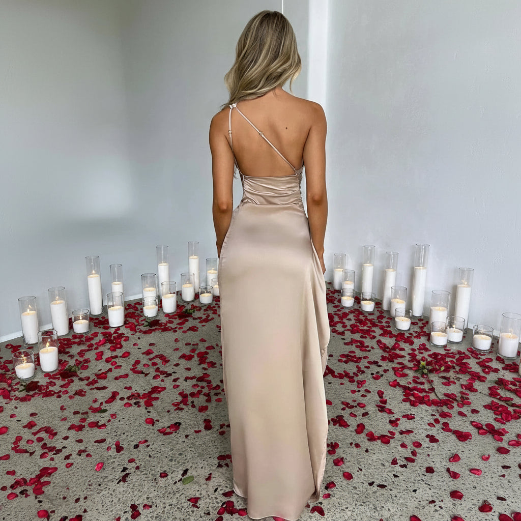 Women's Homecoming Dress  Silky Slip Midi | Evening Dress - Image 3