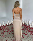 Women's Homecoming Dress  Silky Slip Midi | Evening Dress - Image 3
