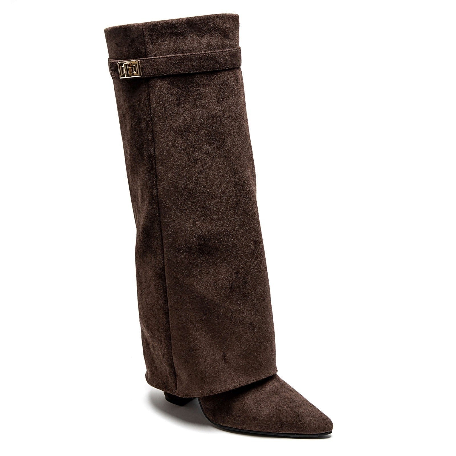 Women's Western Boots Black Heeled Knee High | Footwear - Image 7