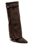 Women's Western Boots Black Heeled Knee High | Footwear - Image 7
