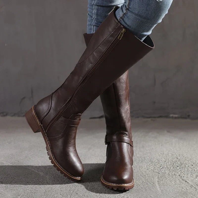 Women's Western Boots High Pull On | Knee Boots - Image 2