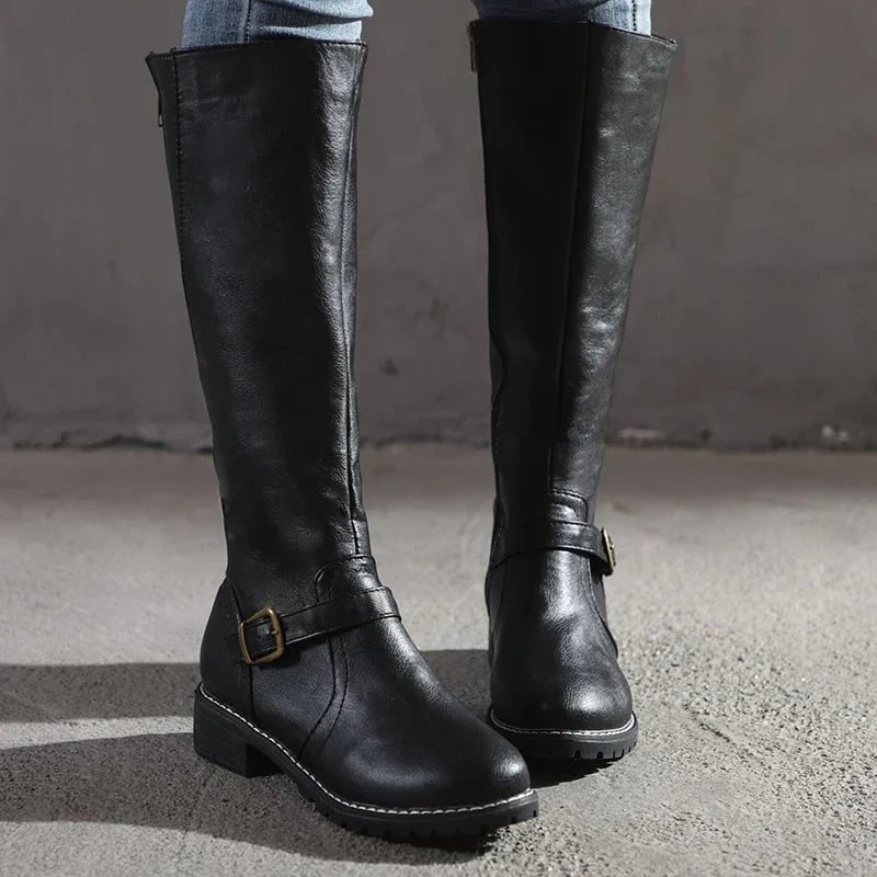 Women's Western Boots High Pull On | Knee Boots - Image 3