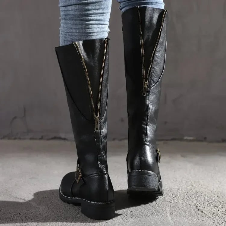 Women's Western Boots High Pull On | Knee Boots - Image 4