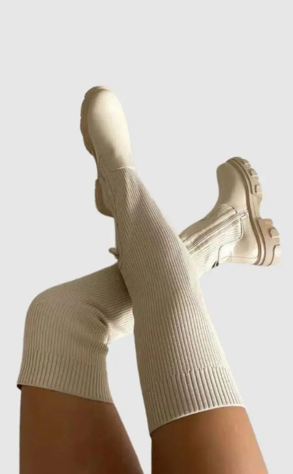 Women's Western Boots Pull On | Knee High Boots - Image 1