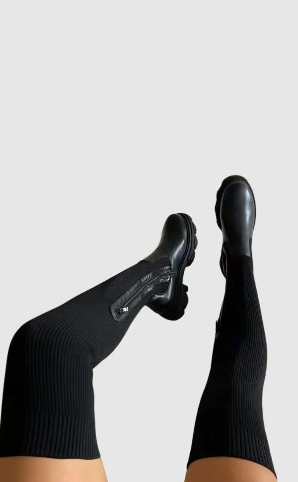 Women's Western Boots Pull On | Knee High Boots - Image 2