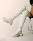 Women's Western Boots Pull On | Knee High Boots - Image 6